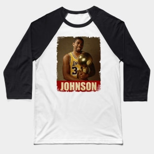 Magic Johnson - NEW RETRO STYLE Baseball T-Shirt